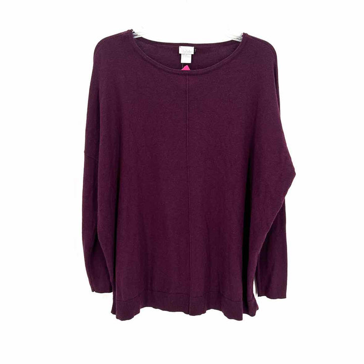 Size L Chico's Purple Sweater