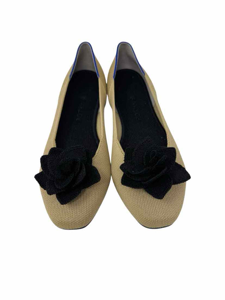 Shoe Size 9.5 ROTHY'S Tan Knit Flats