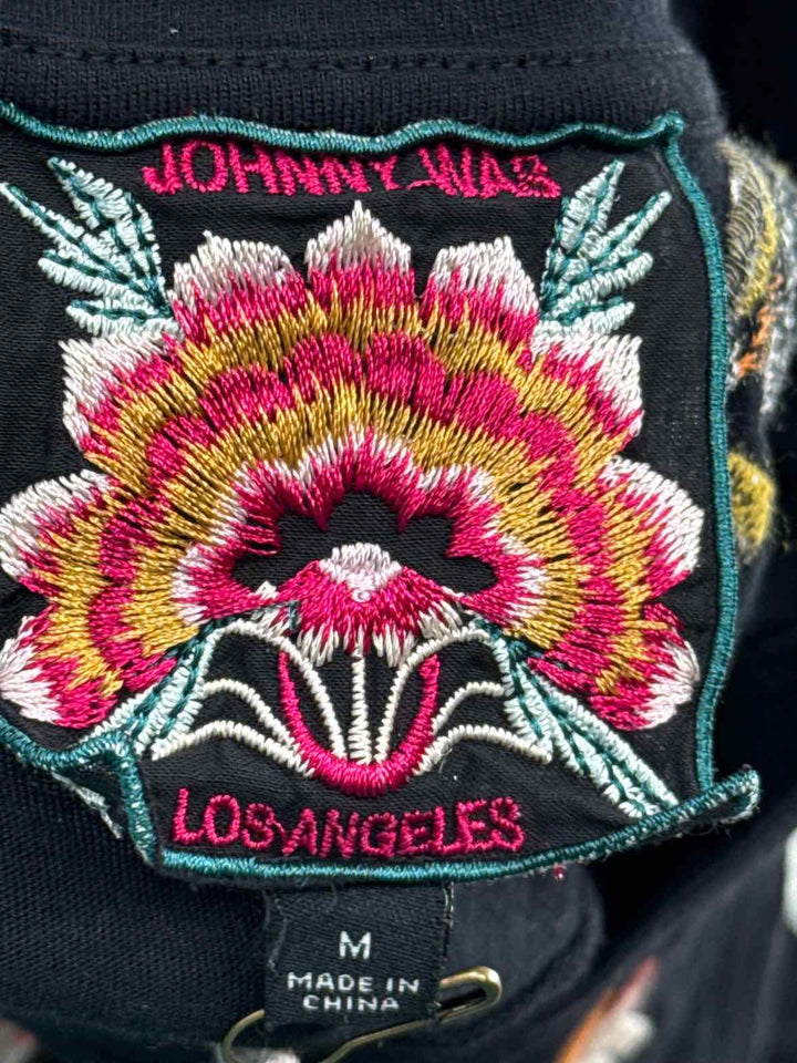 Size M Johnny Was Black Dress