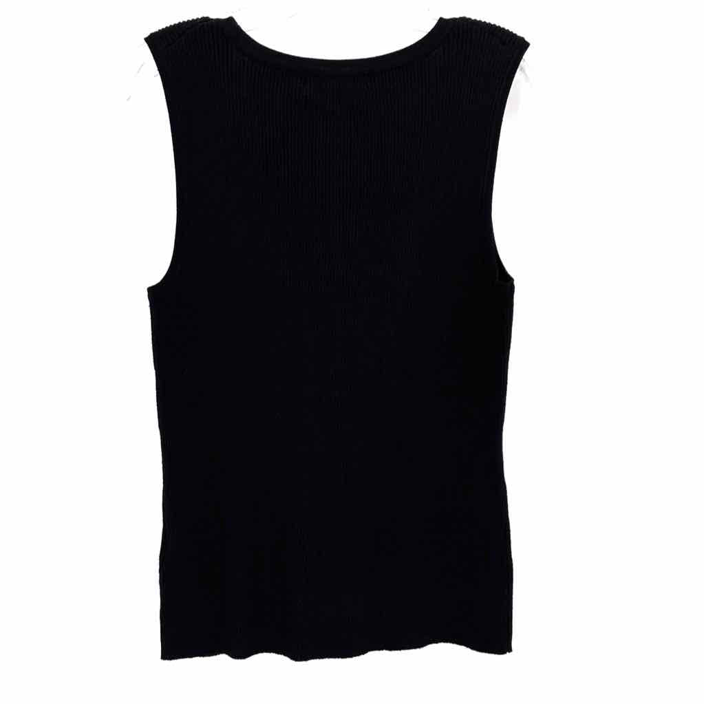 Size M CABLE & GAUGE Black Sweater