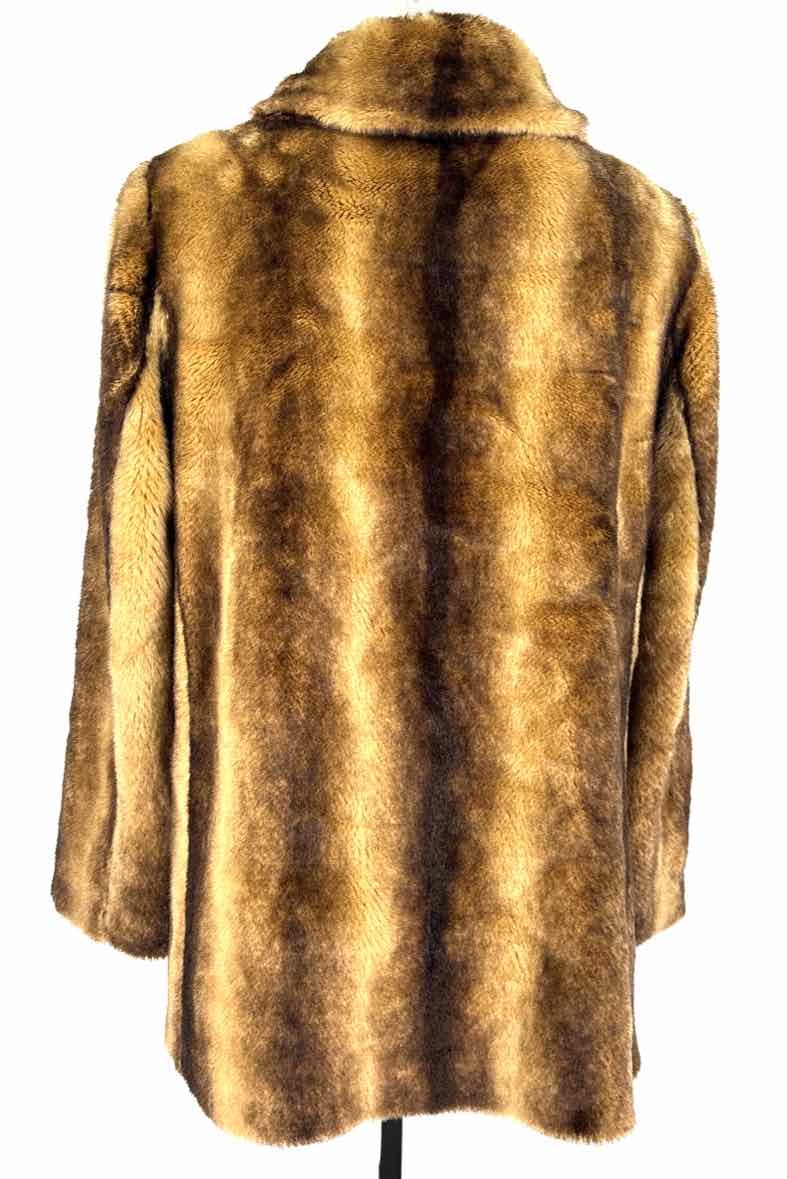 Size M Brown Print Coat