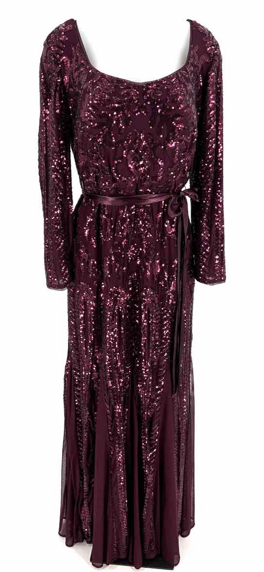 Size 14 R&M RICHARDS Burgundy Dress