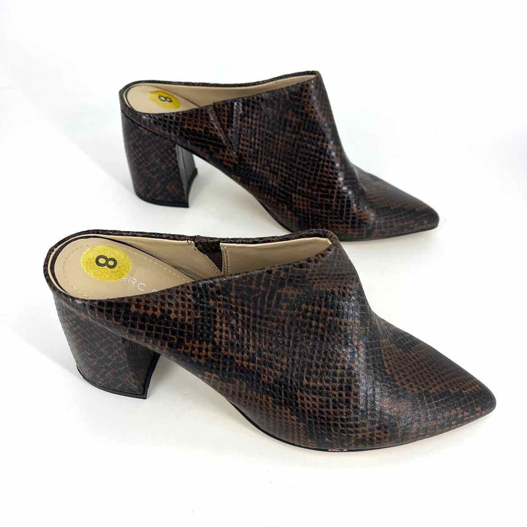 Shoe Size 8 MARC FISHER Brown Leather Pumps