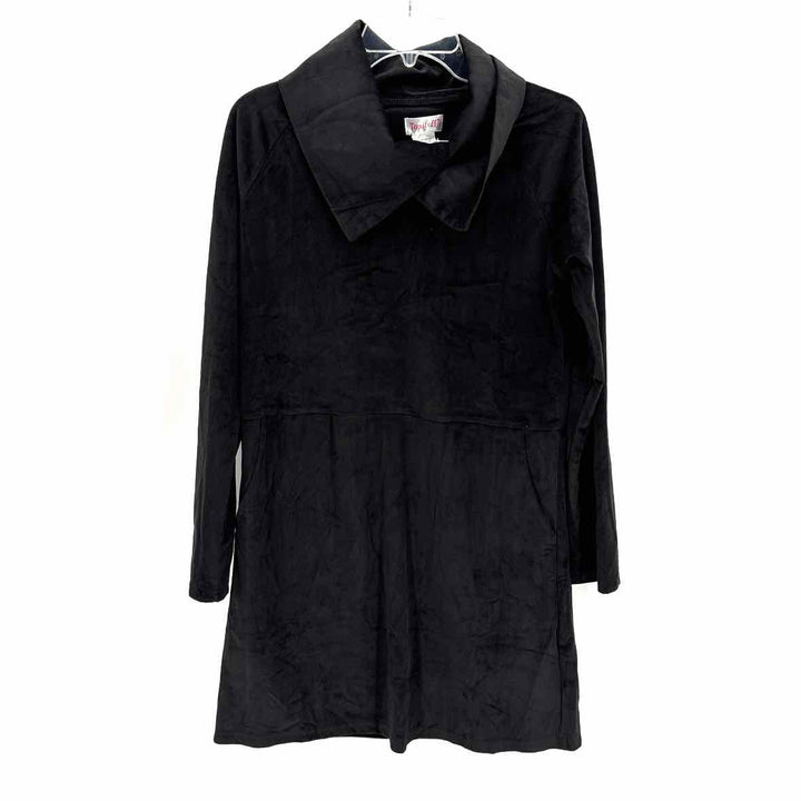 Size S Black Velour Dress