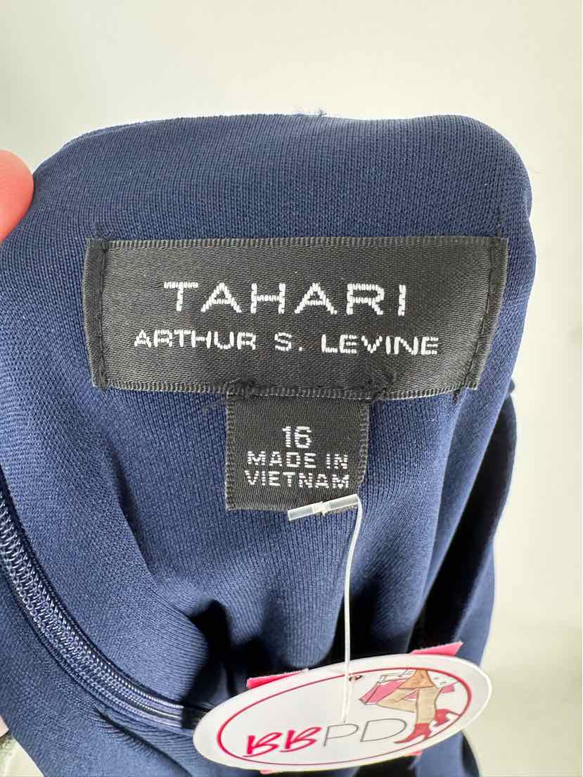 Size 16 TAHARI Navy Dress