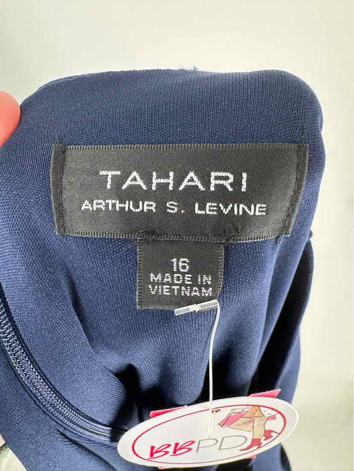 Size 16 TAHARI Navy Dress