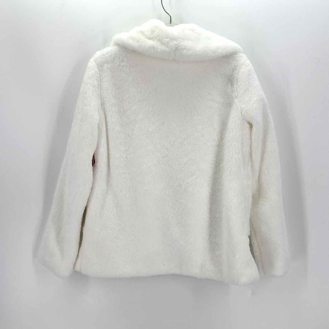 Size M White Faux Fur Coat
