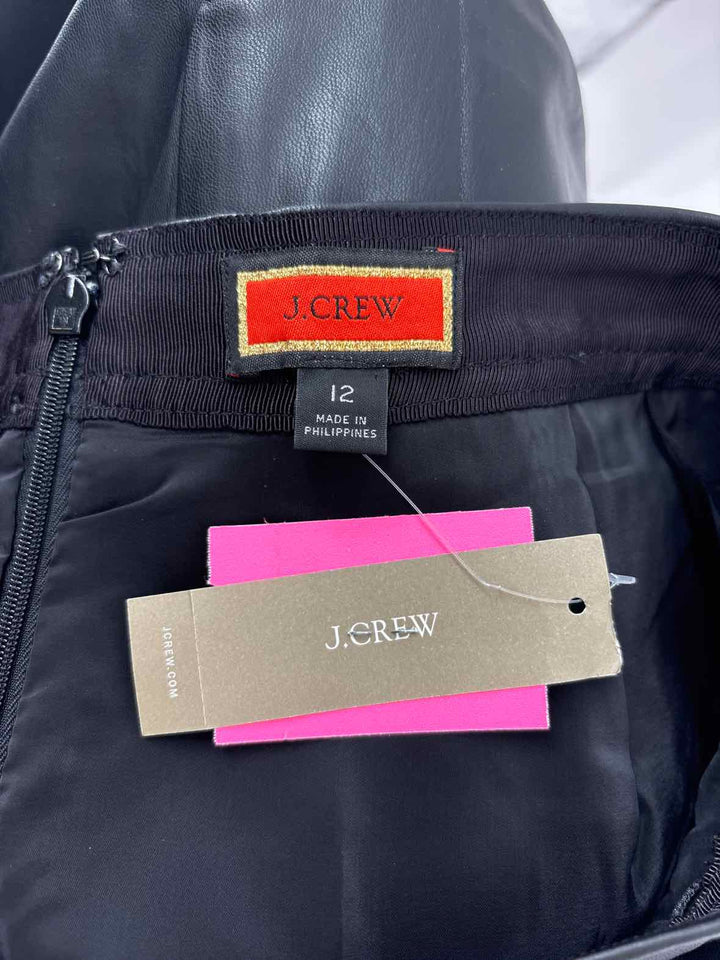 Size 12 J Crew Black Skirt