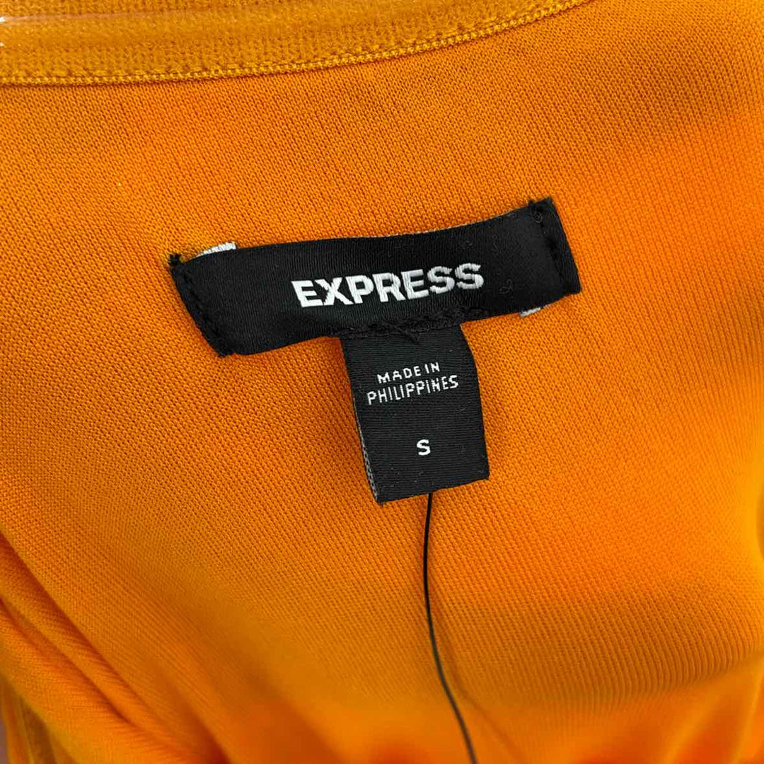 Size S EXPRESS Orange Dress