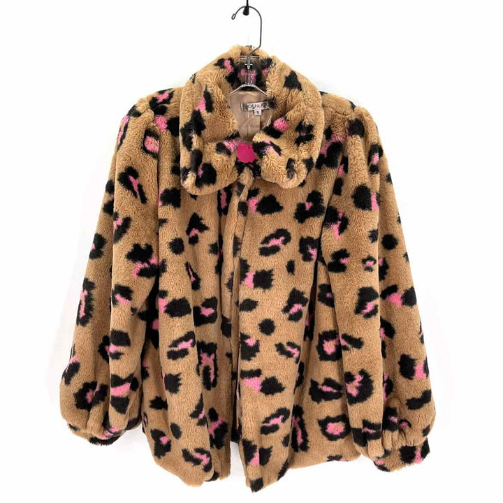 Size S JOY JOY Tan Velour Jacket