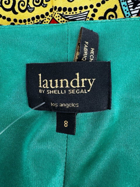 Size 8 LAUNDRY Multi-Color Dress