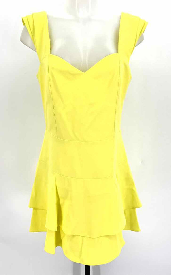 Size 12 Alice + Olivia Yellow Dress