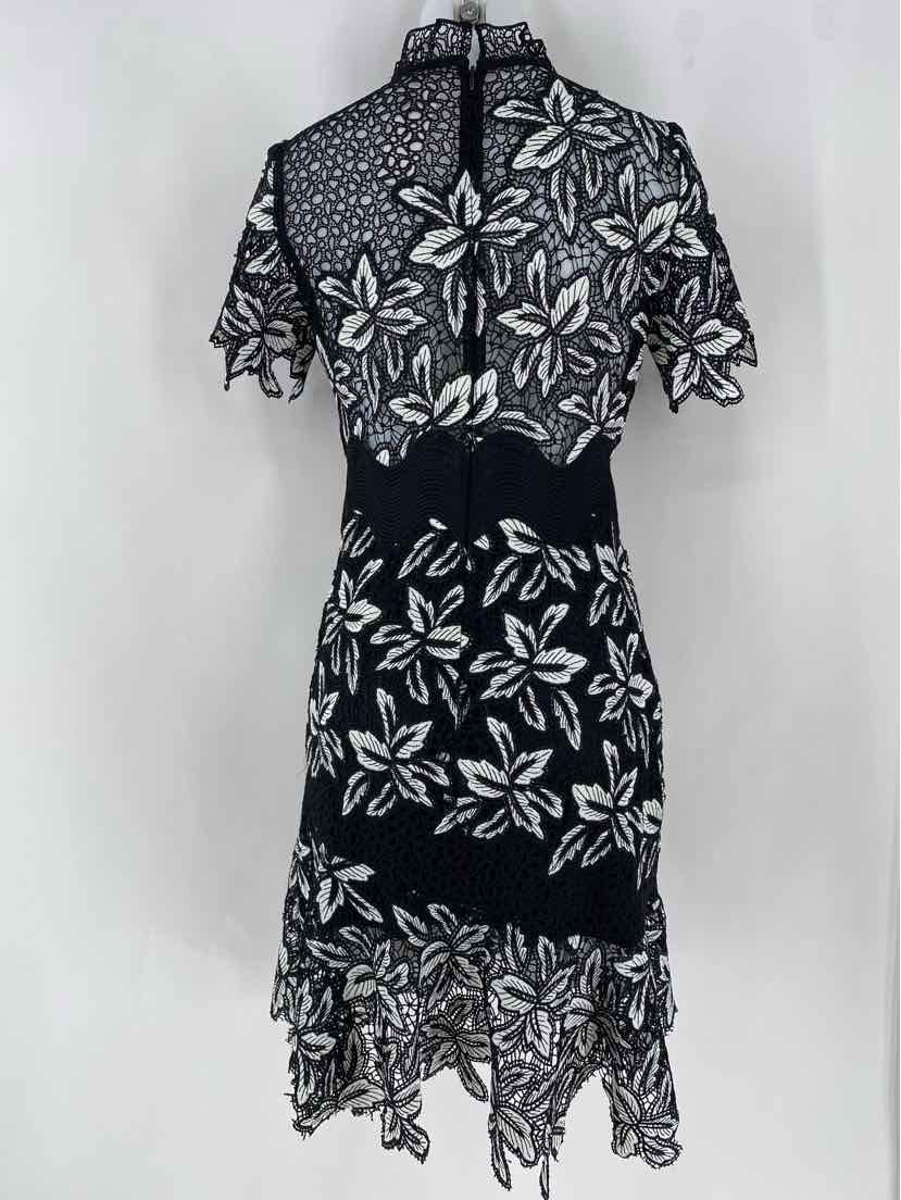 Size 6 Black/White Dress