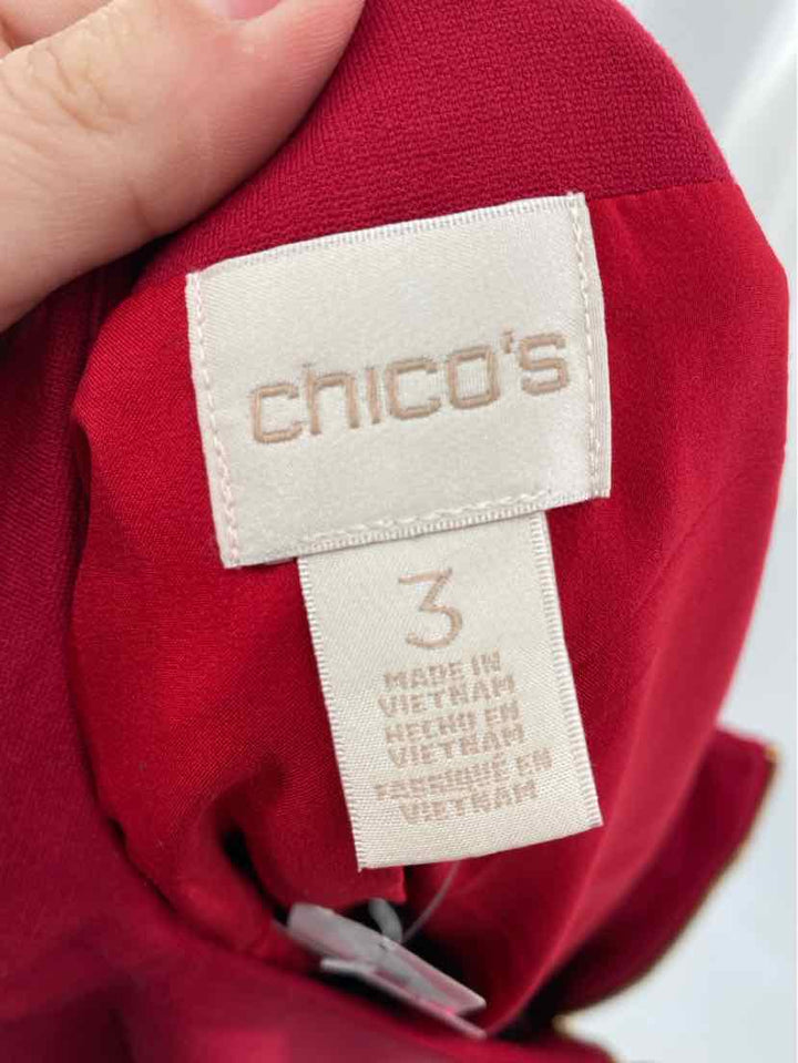 Size XL Chico's Red Jacket