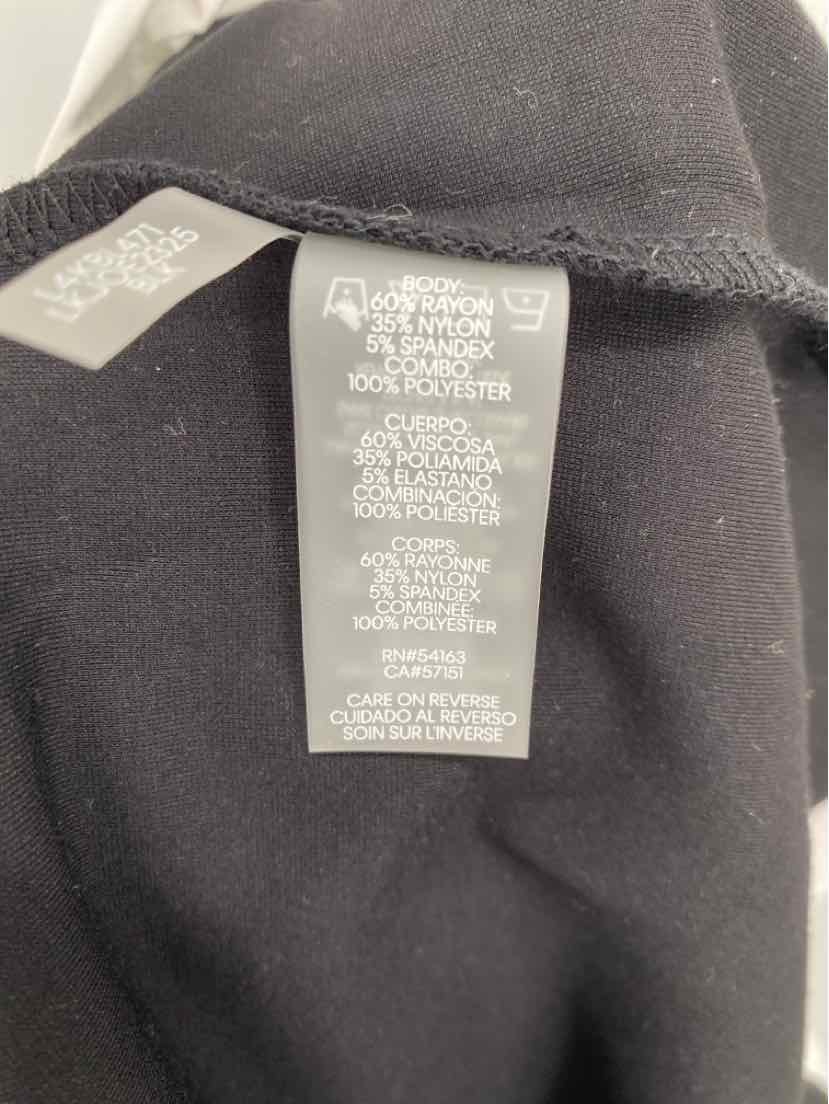 Size XL KARL LAGERFELD Black Cotton Dress