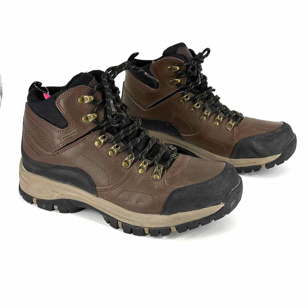 Shoe Size 8.5 EDDIE BAUER Brown Leather Boots