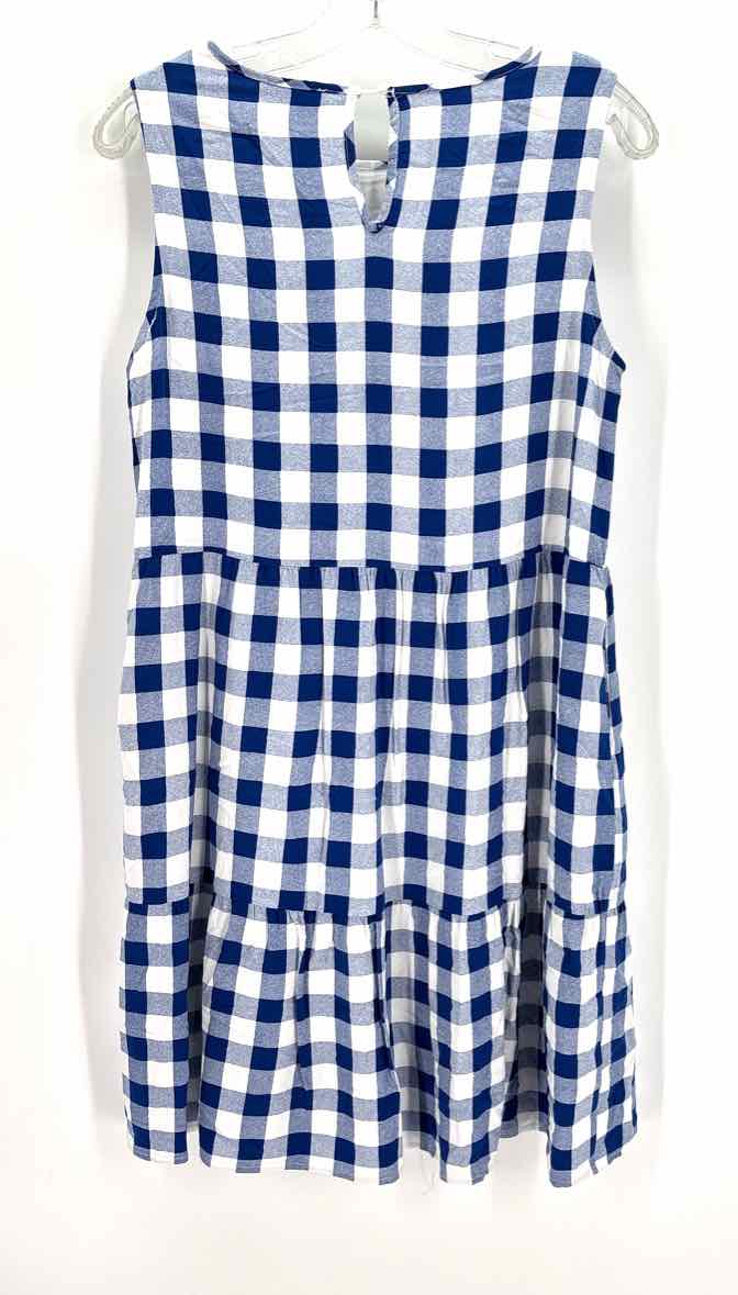 Size M Blue Print Dress