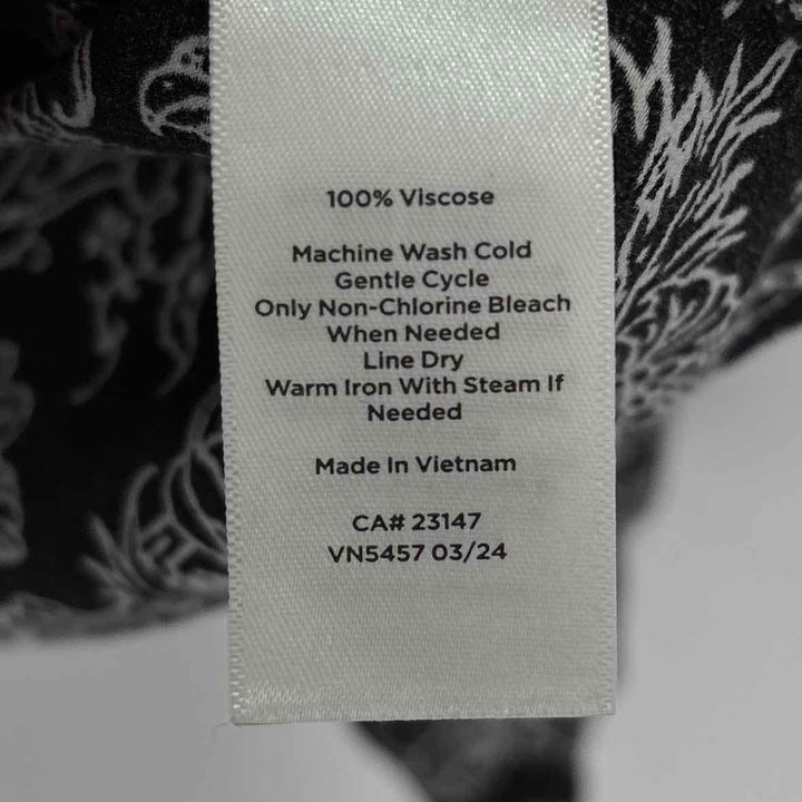 Size XL Talbots Black/White Shirt