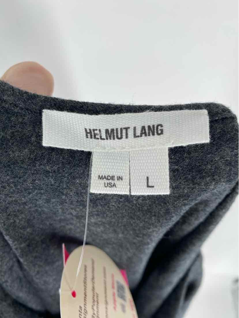 Size L HELMUT LANG Gray Dress