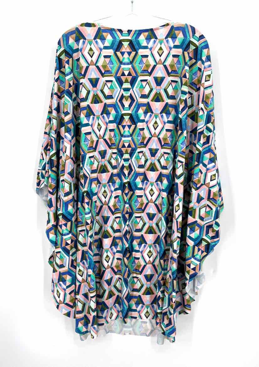 Size 3X Blue Print Coverup