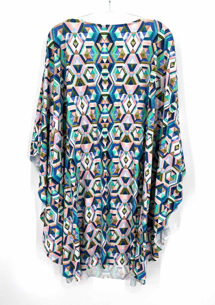Size 3X Blue Print Coverup