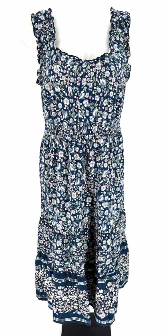 Size L LUCKY Navy Dress