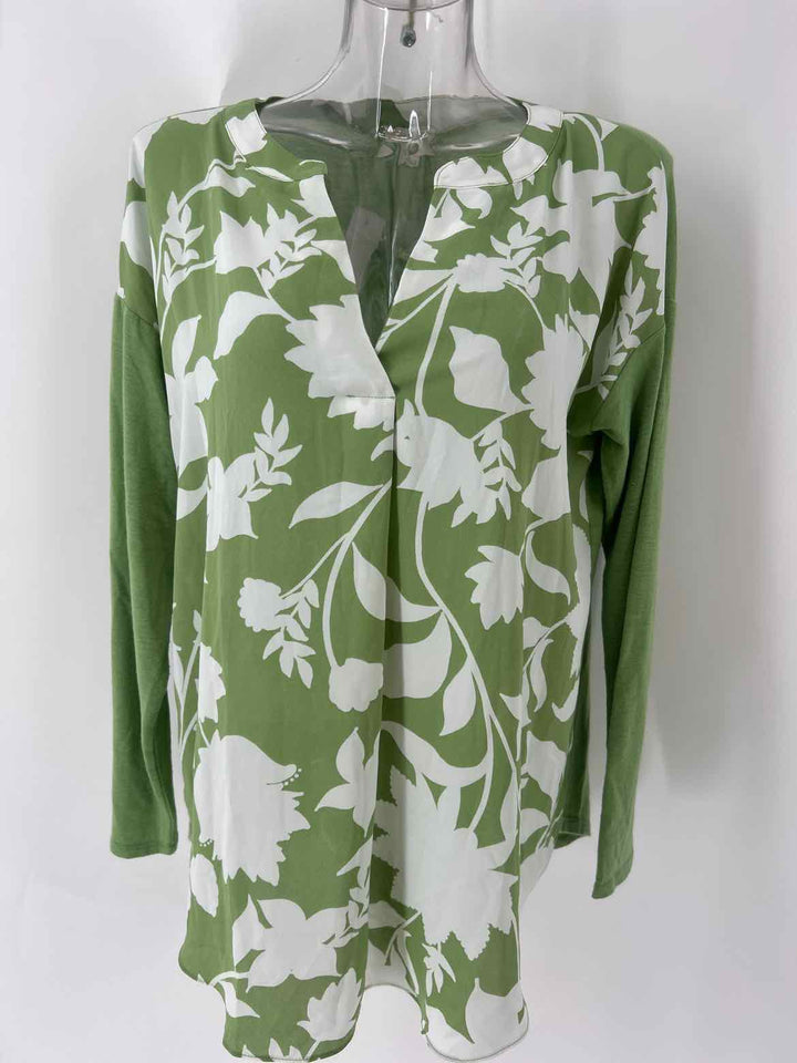 Size L LOFT Green Shirt