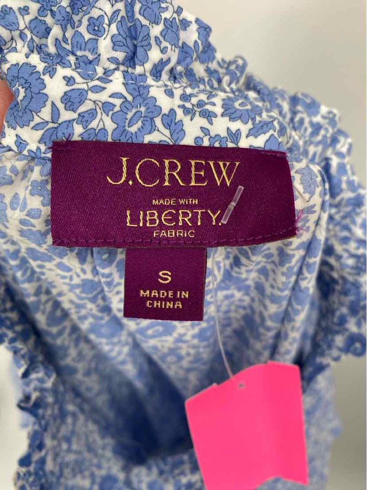Size S J Crew Blue Print Dress