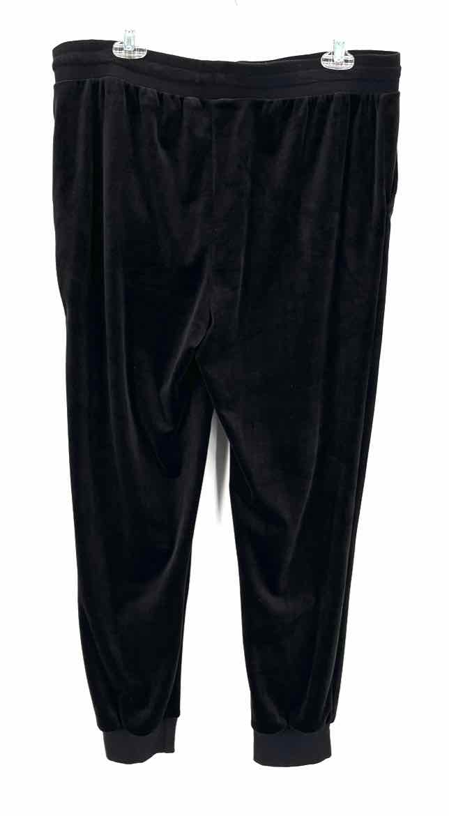 Size XL CABLE & GAUGE Black Velour Pants