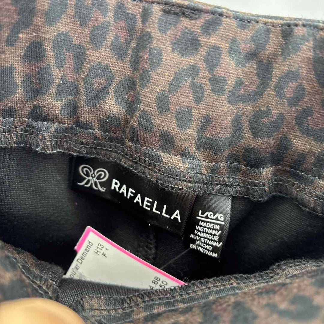 Size L RAFELLA Brown Print Pants