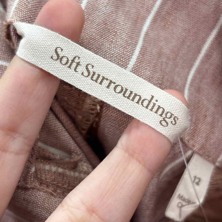 Size 12 SOFT SURROUNDINGS Brown Shorts