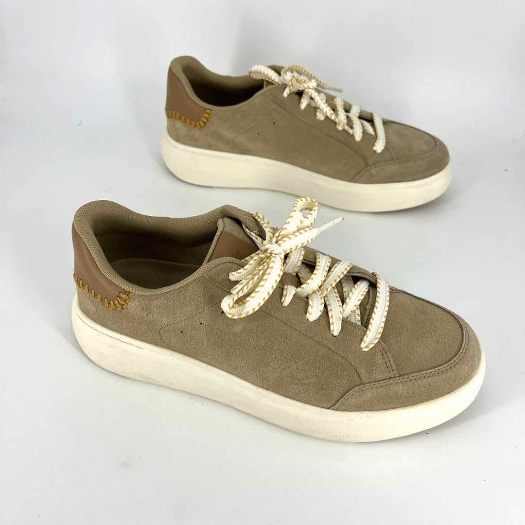 Shoe Size 8 FITFLOP Tan Suede Sneakers
