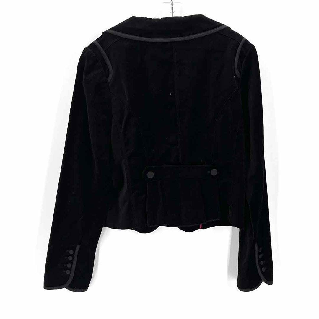Size 12 White House Black Market Black Velvet Blazer