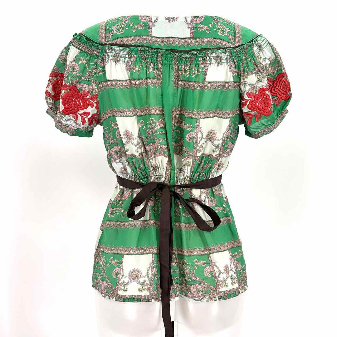 Size 10 FLOREAT Green Shirt