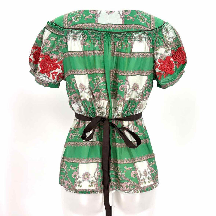 Size 10 FLOREAT Green Shirt