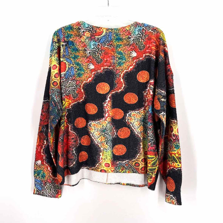 Size XXL Multi-Color Knit Cardigan