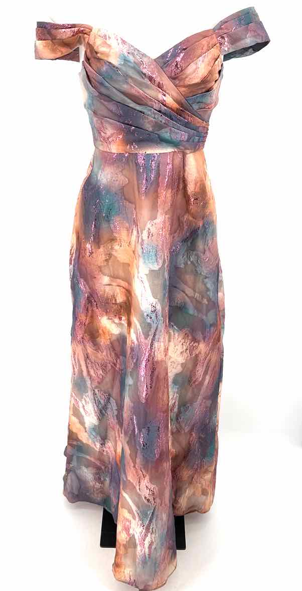 Size 2 AIDAN Multi-Color Dress