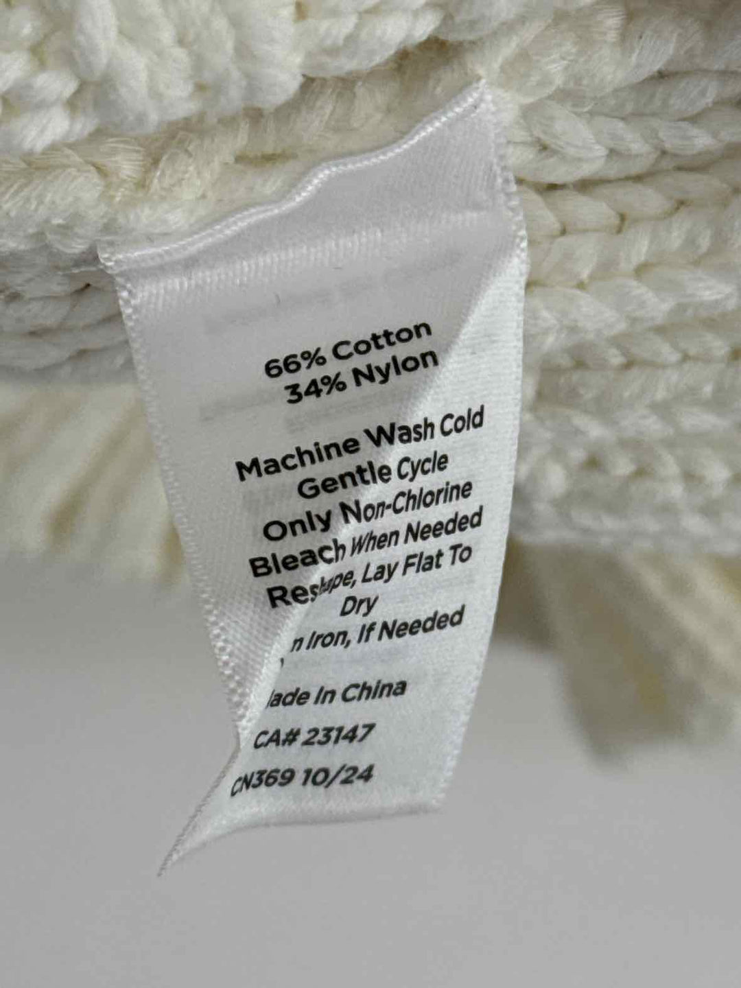Size L Talbots Cream Sweater