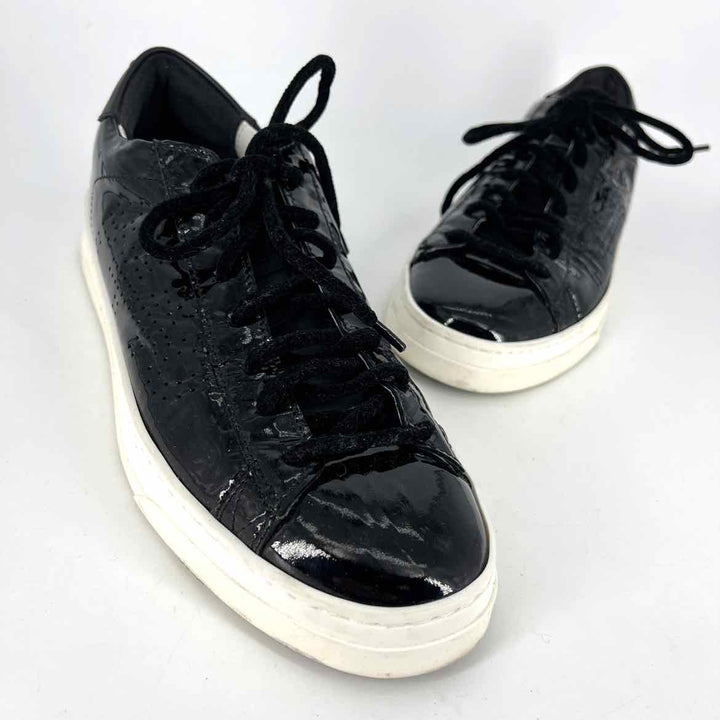 Shoe Size 8.5 P448 Black PATENT Sneakers
