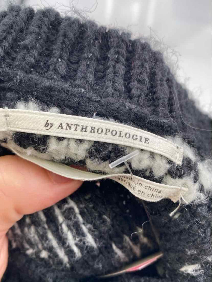 Size L Anthropologie Black Vest