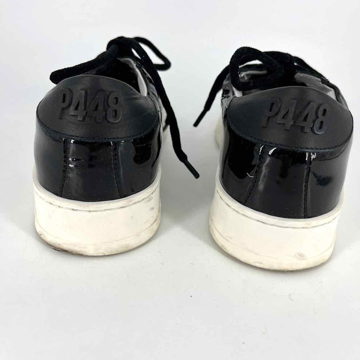 Shoe Size 8.5 P448 Black PATENT Sneakers