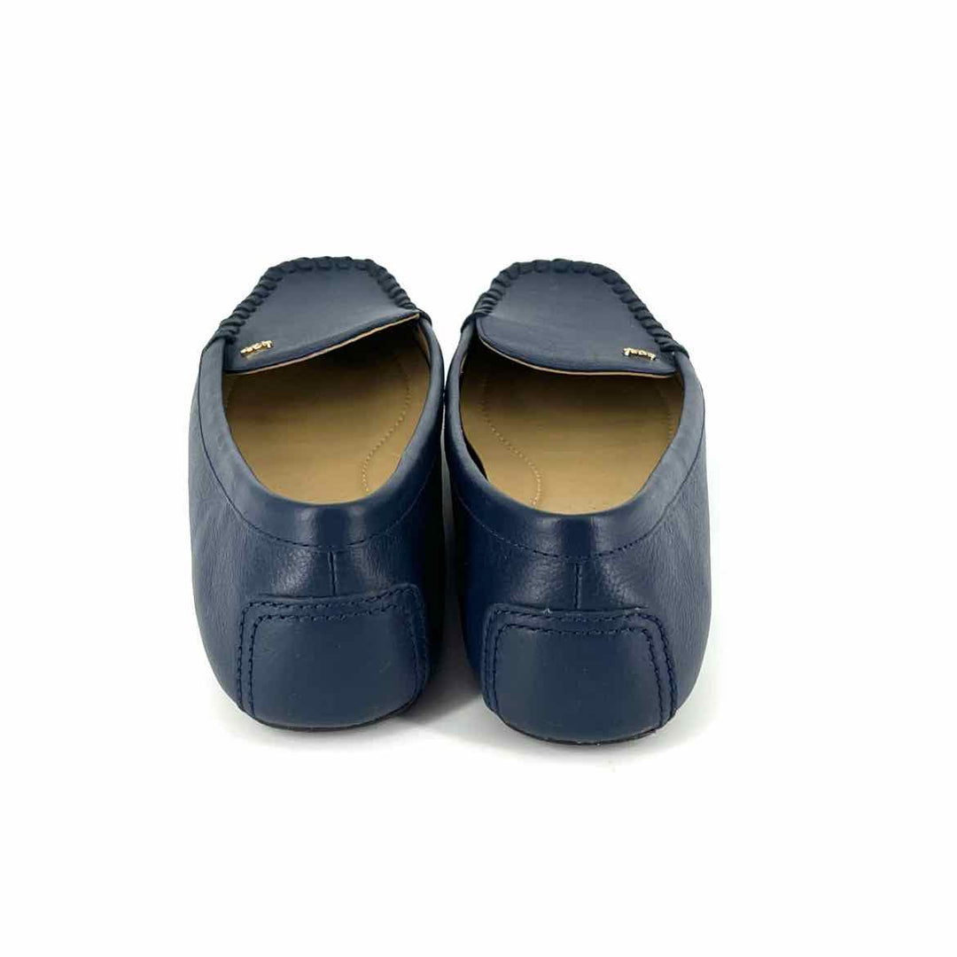 Shoe Size 9 Michael Kors Navy Leather Flats