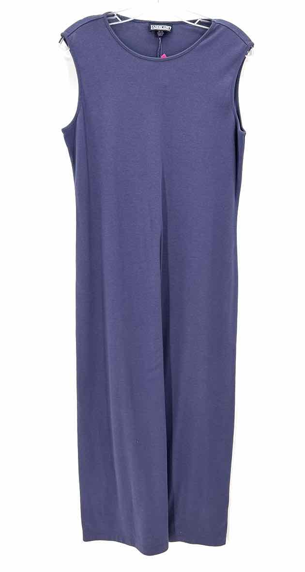 Size M LAND END Blue Dress