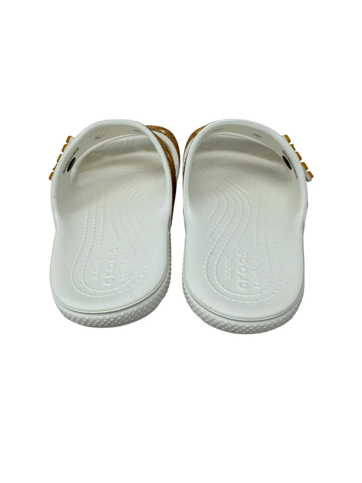 Shoe Size 8 Crocs Yellow Sandals