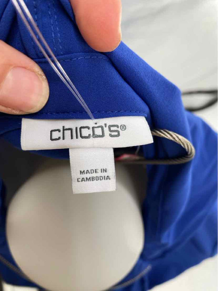 Size 16 Chico's Blue Jacket