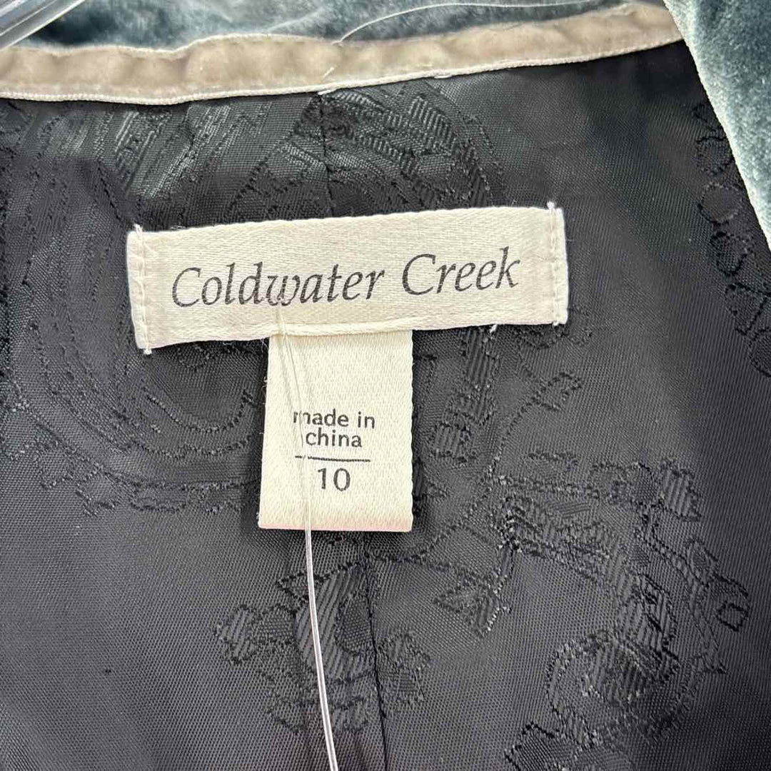 Size 10 Coldwater Creek Teal Jacket