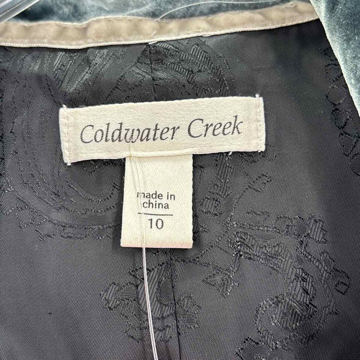Size 10 Coldwater Creek Teal Jacket