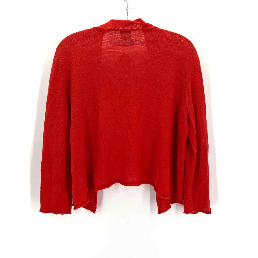 Size S/M Eileen Fisher Red Knit Cardigan