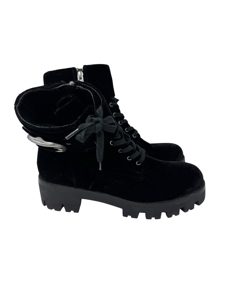 Shoe Size 9.5 Coach Black Velvet Boots