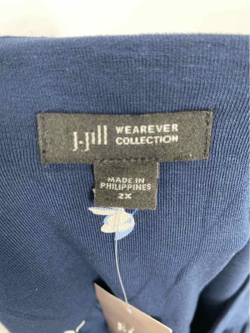Size 2X J JILL Navy Shirt